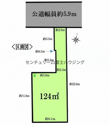 �_�ސ쌧����s�Ó��4���ڂ̓y�n�̊Ԏ��}